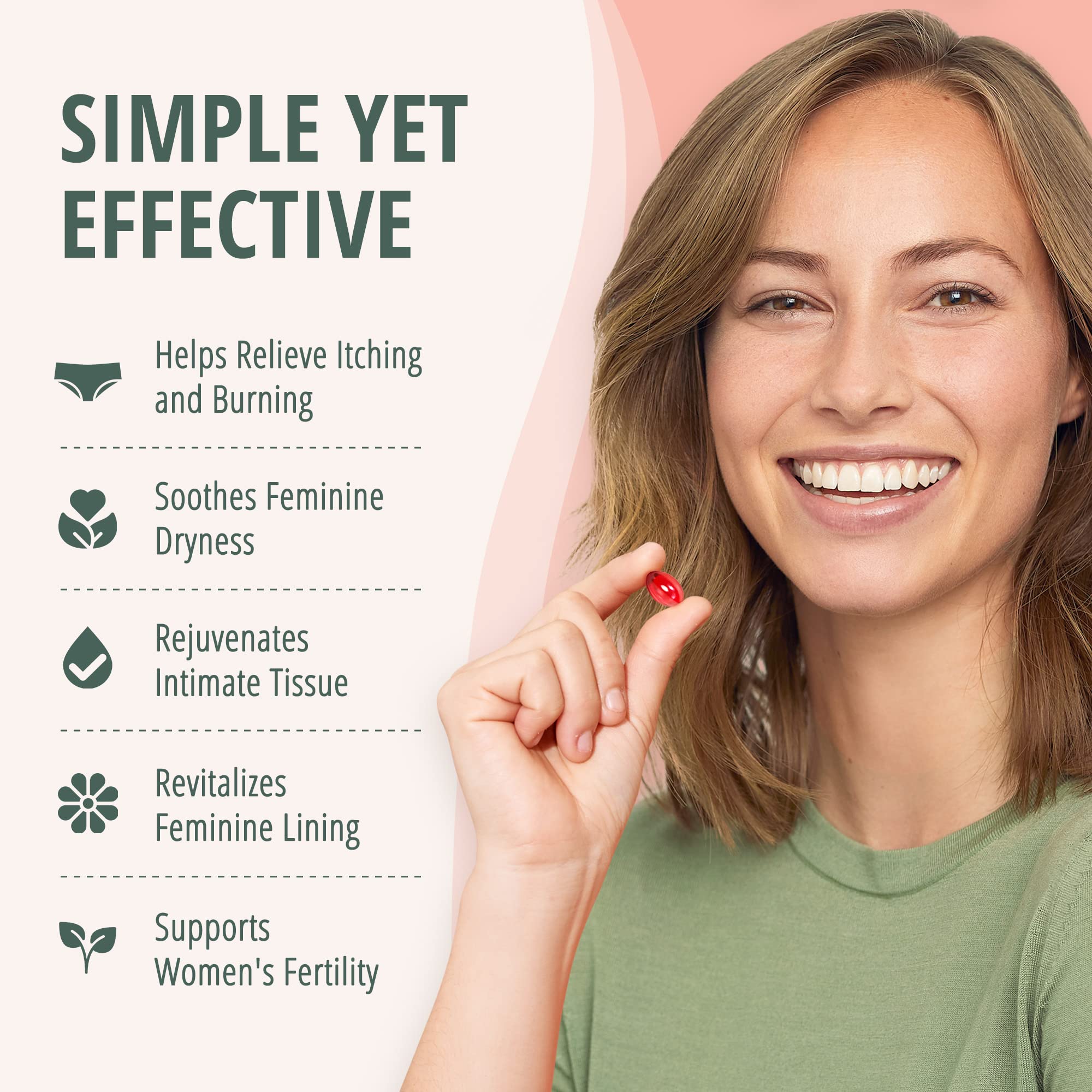 Lubracil Vaginal Moisturizer Softgels for Hydration

