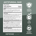 Defense Antifungal Bar Soap with Tolnaftate

