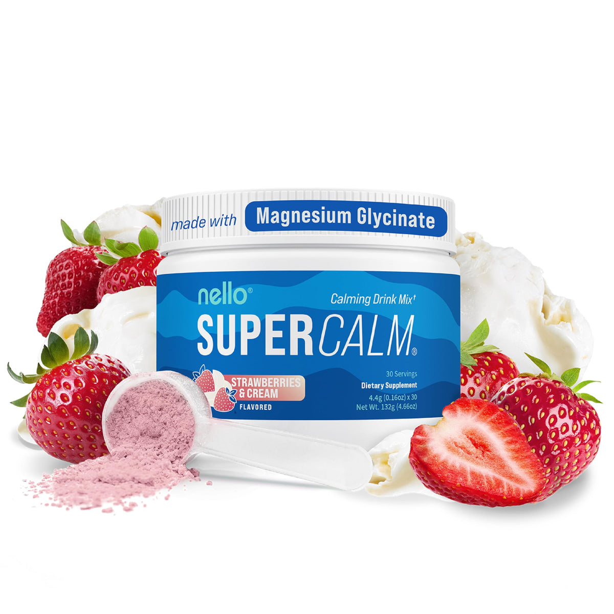 Nello SuperCalm Powdered Drink Mix Adaptogenic Sleep Support