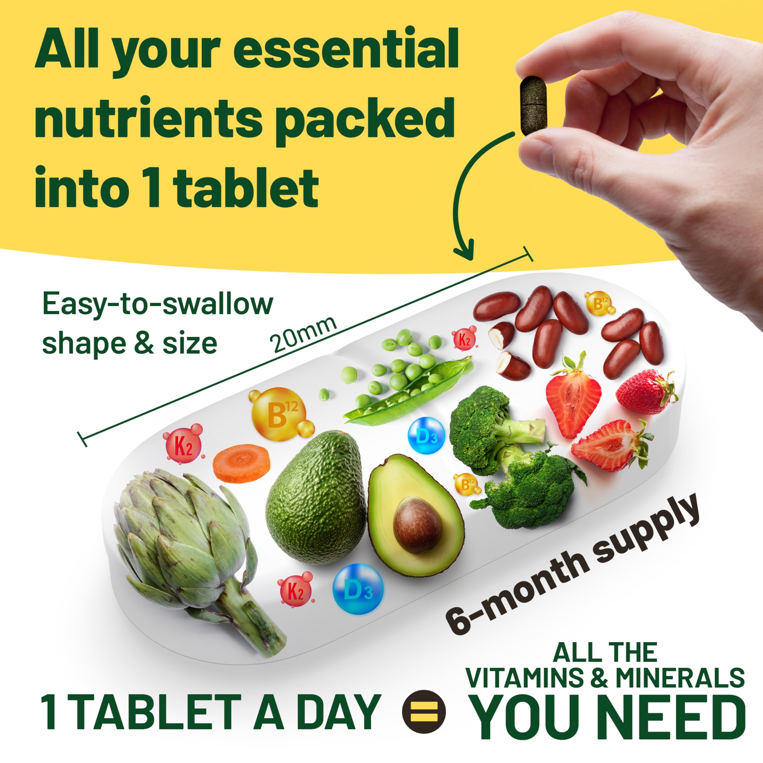 Vegan Multivitamin & Mineral Supplement | Adults


