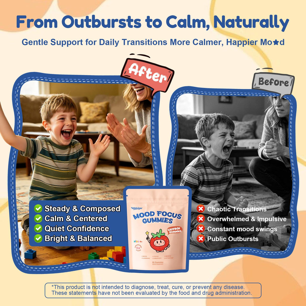 Welvigor Kids Mood & Focus Gummies

