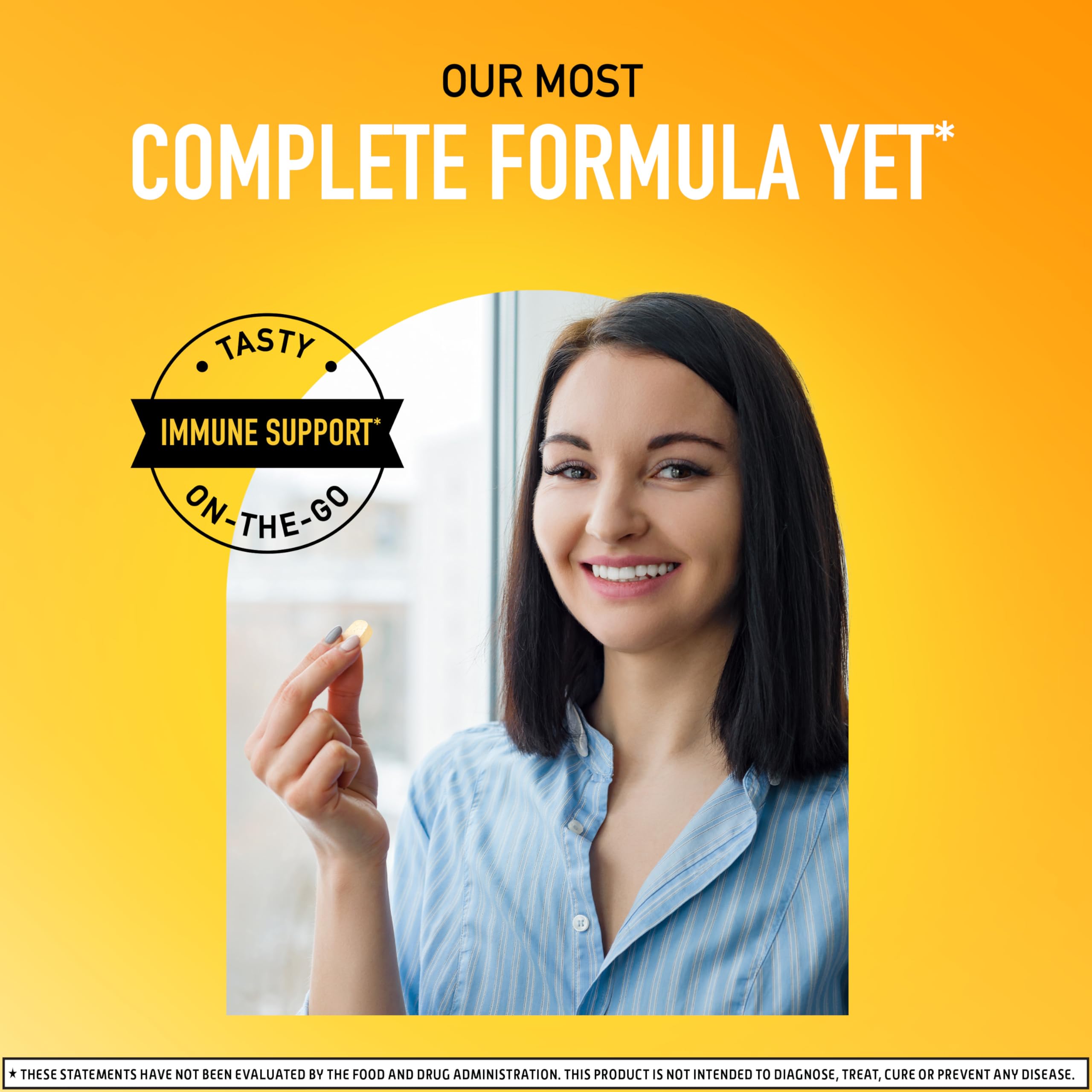 Airborne Immune Support Chewable Tablets Vitamin C 1000 mg

