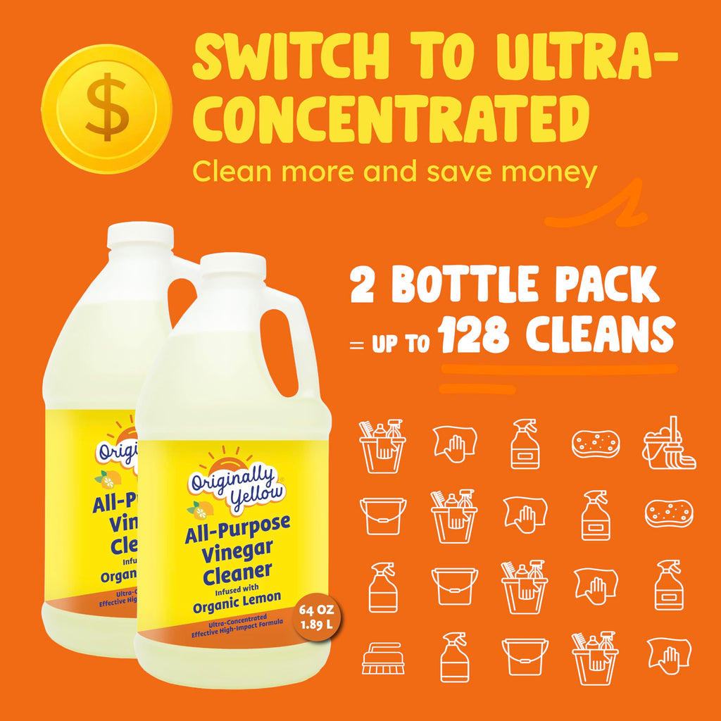 Originally Yellow Cleaning Vinegar - All-Purpose Cleaner


