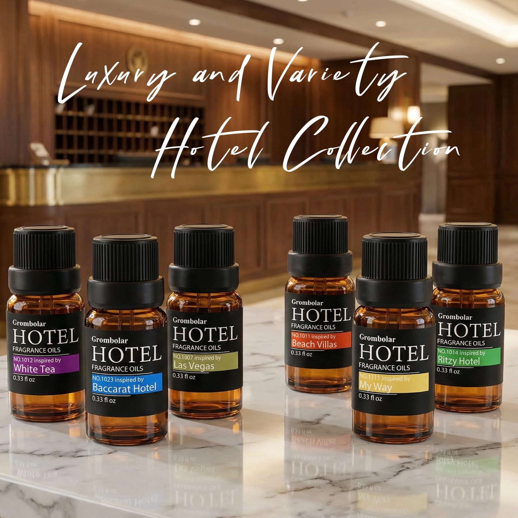 Essential Oils Gift Set for Diffusers | Hotel Collection

