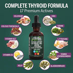 Clean Nutra ThyroBloom Thyroid Support for Women Liquid Drops


