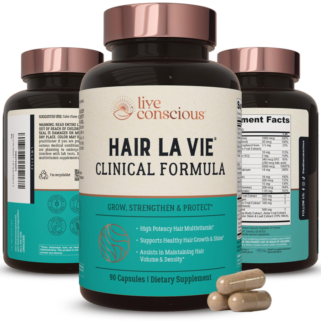 Hair Growth Vitamins Hair La Vie Live Conscious Formula

