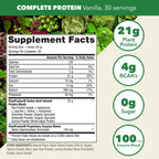 PlantFusion Complete Vegan Protein Powder with BCAAs

