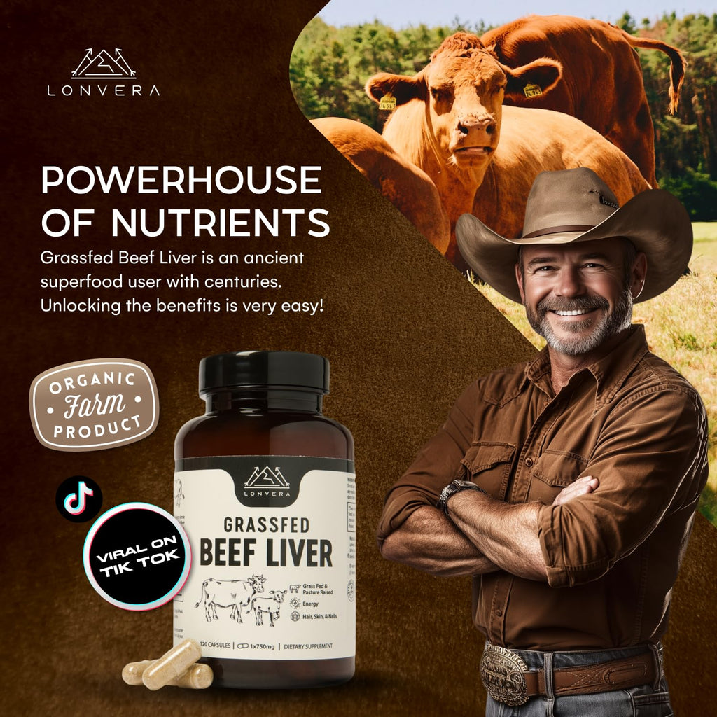 Lonvera Beef Liver Capsules - Energy Support

