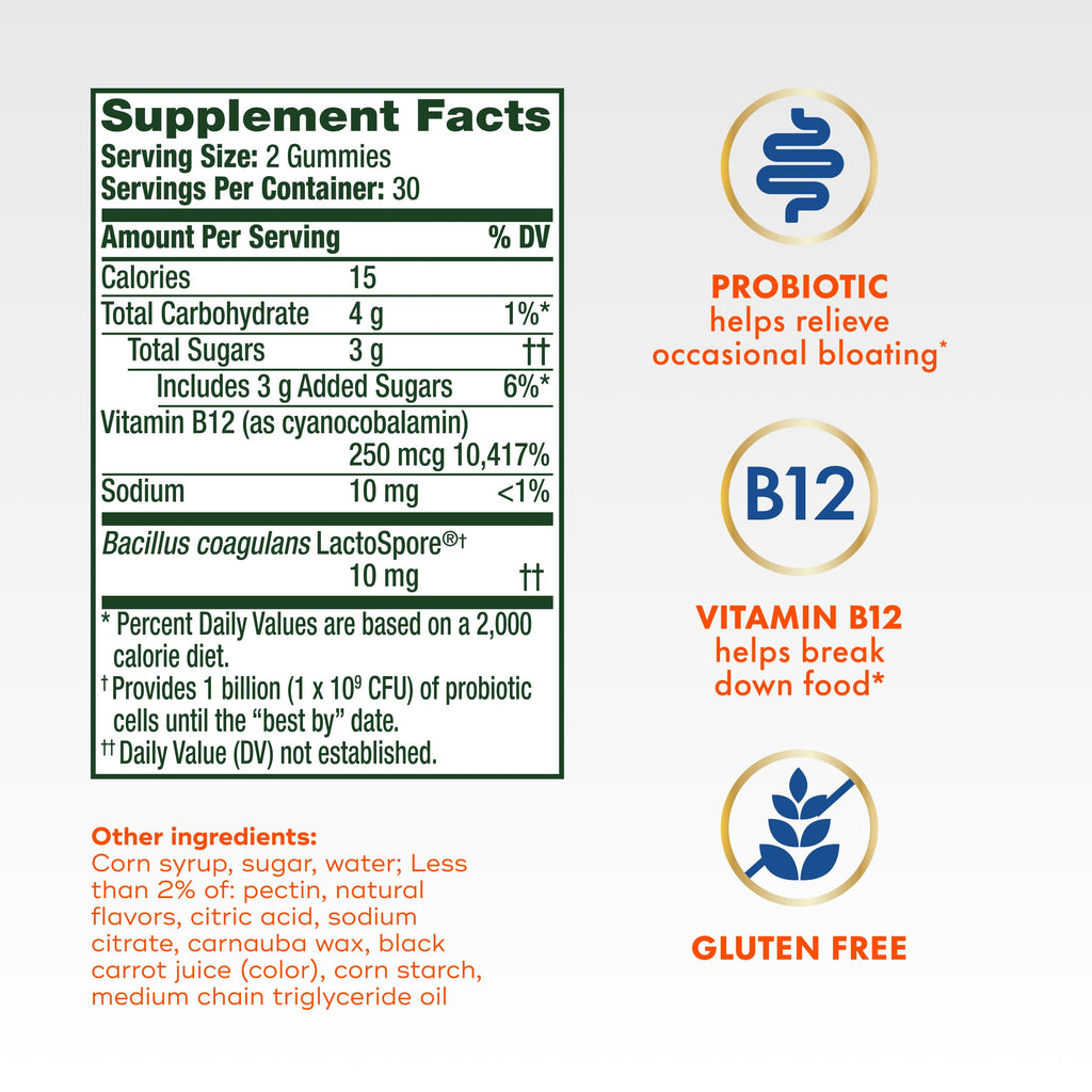 Align Probiotic Bloating Relief Gummies for Digestive Health


