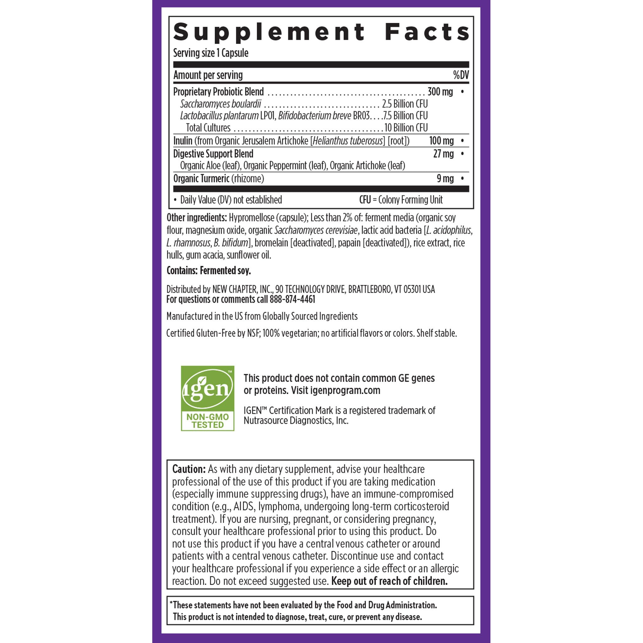 New Chapter All-Flora Probiotic for Digestive Health

