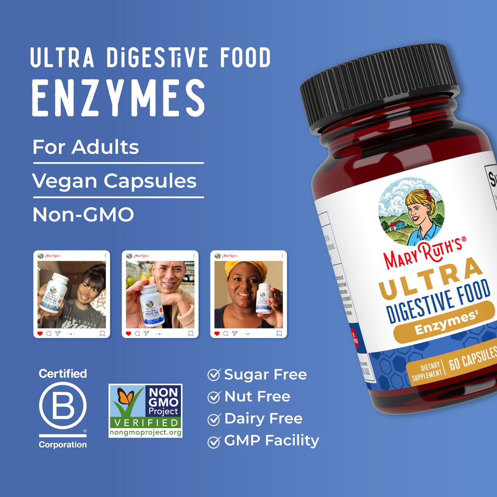 MaryRuth's Ultra Digestive Enzymes for Gut Health


