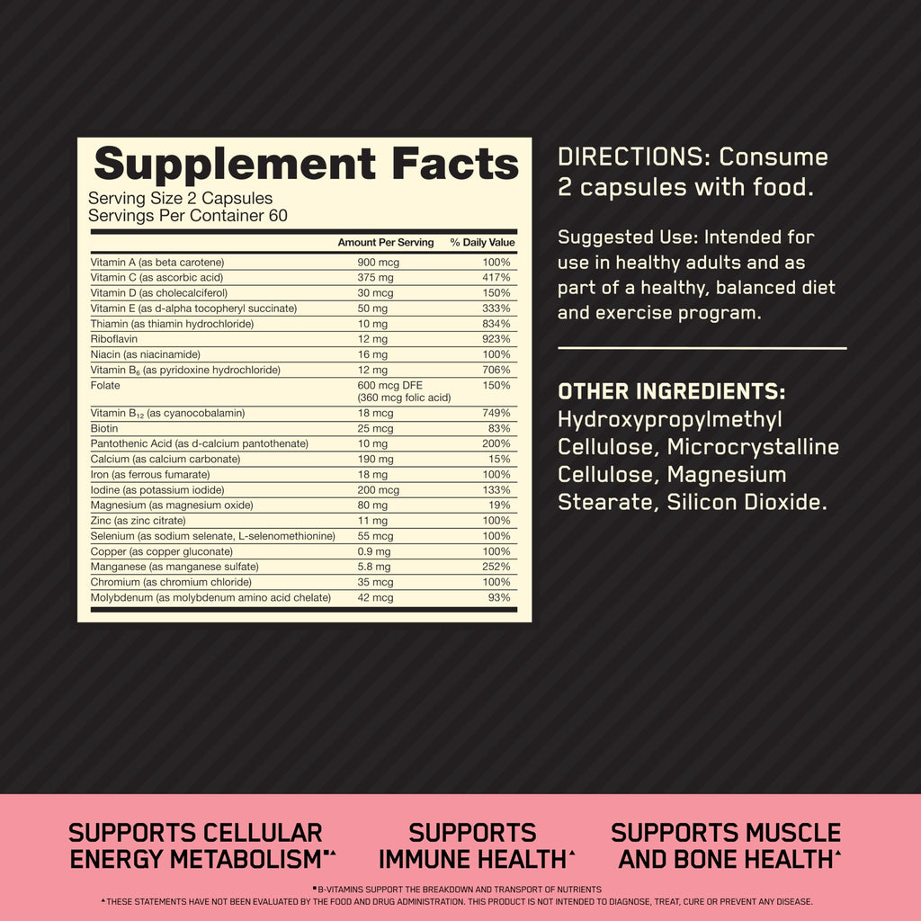 Optimum Nutrition Opti-Women Multivitamin with Iron

