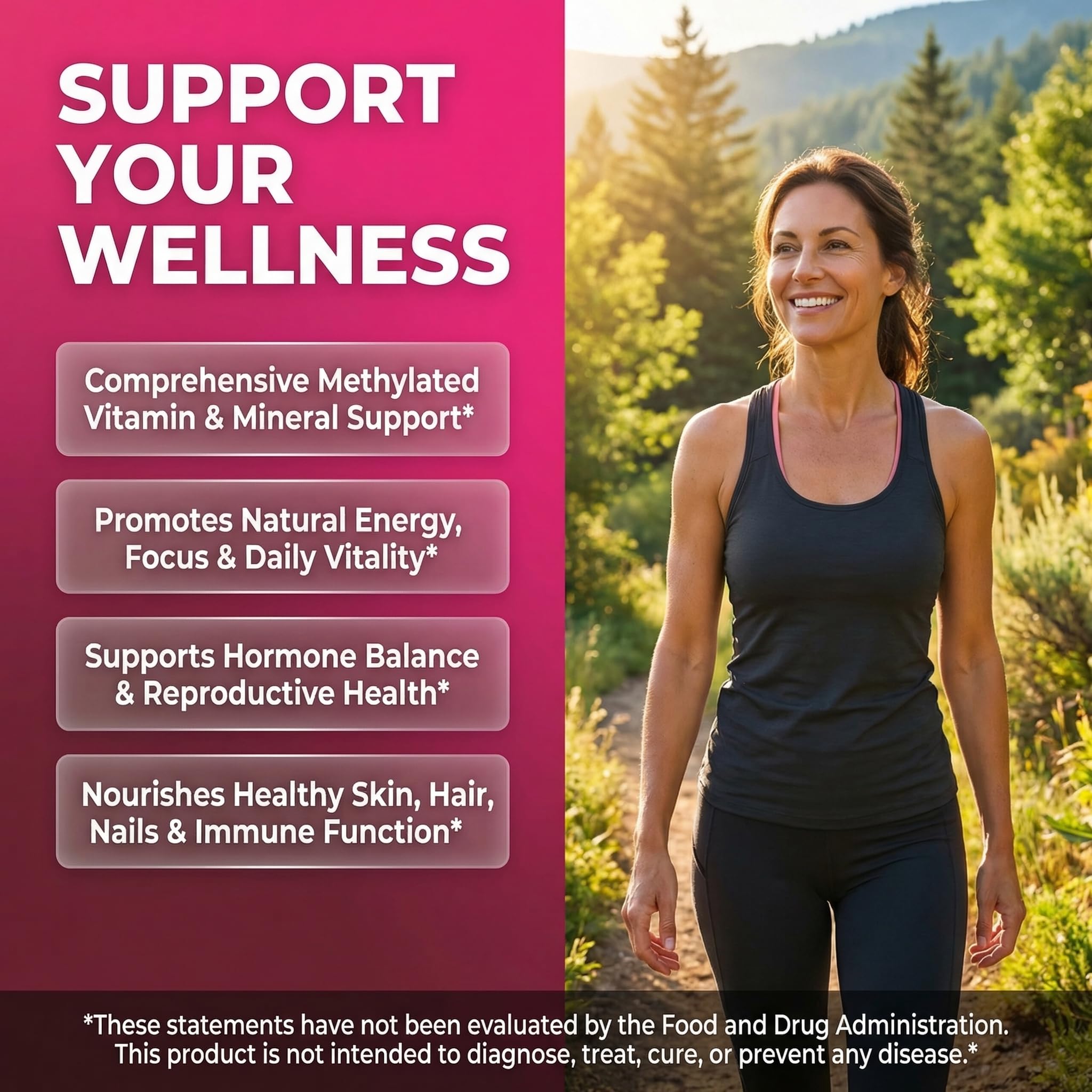 Clean Nutra Methylated Women's Multivitamin

