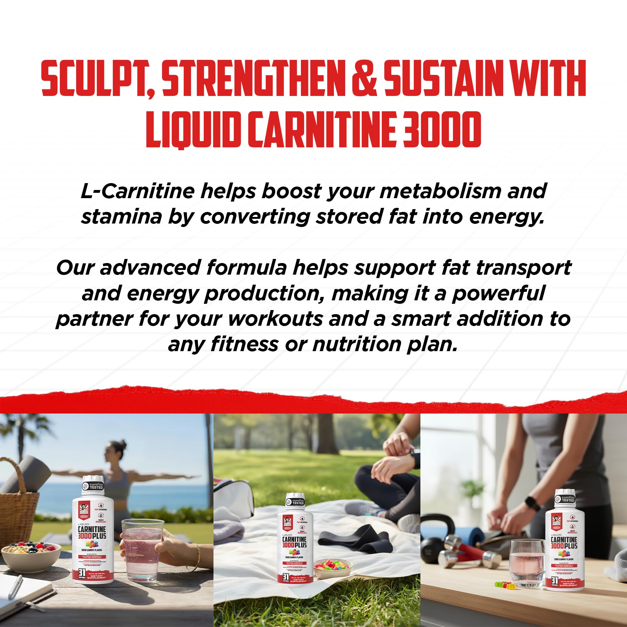 Liquid L-Carnitine 4-in-1 Formula – Stimulant-Free Energy

