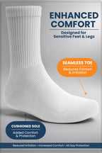 Special Essentials Diabetic Crew Socks for Men & Women

