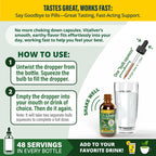 Rejuvica VitaLiver Liver Detox Drops | Alcohol-Free Liquid

