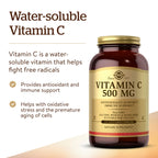 Solgar Vitamin C 500 mg Vegetable Capsules | Immune Support

