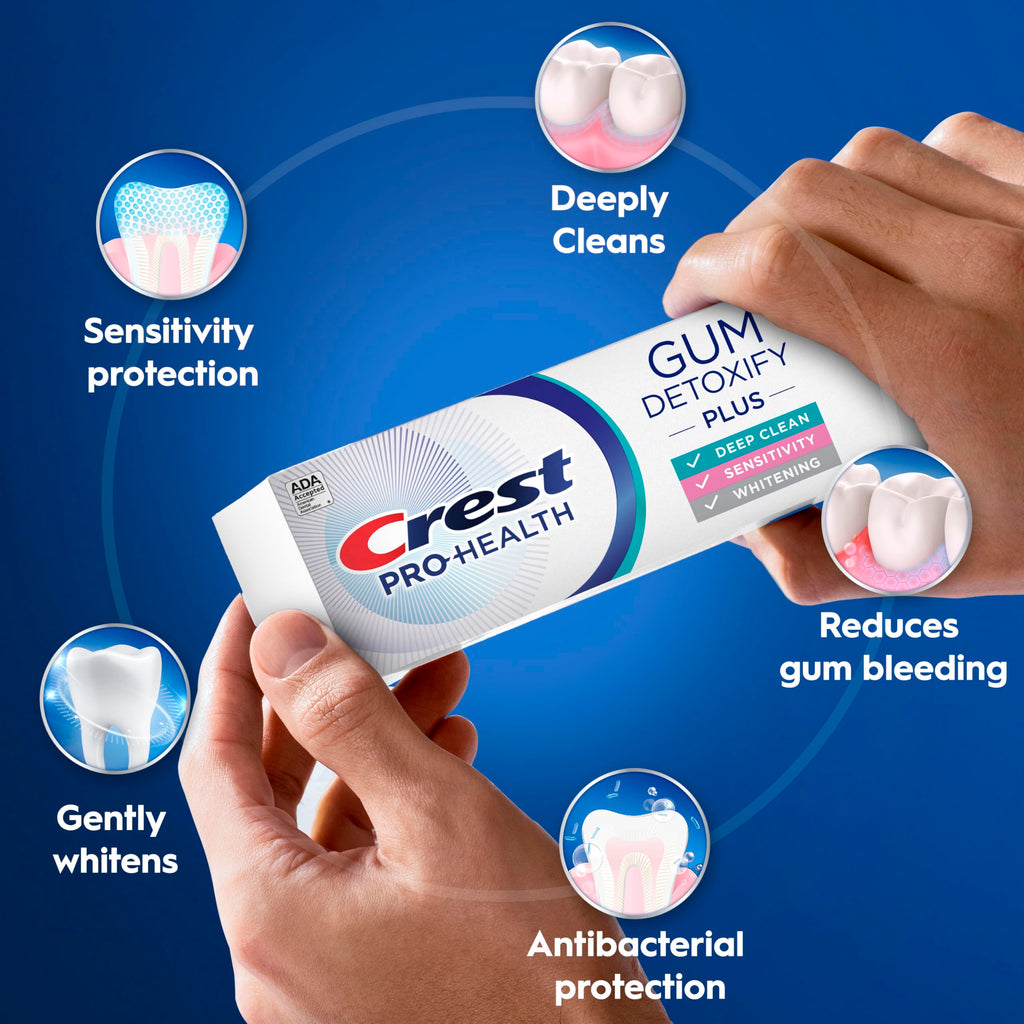 Toothpaste Crest Pro-Health Gum Detoxify Plus | Gum Health

