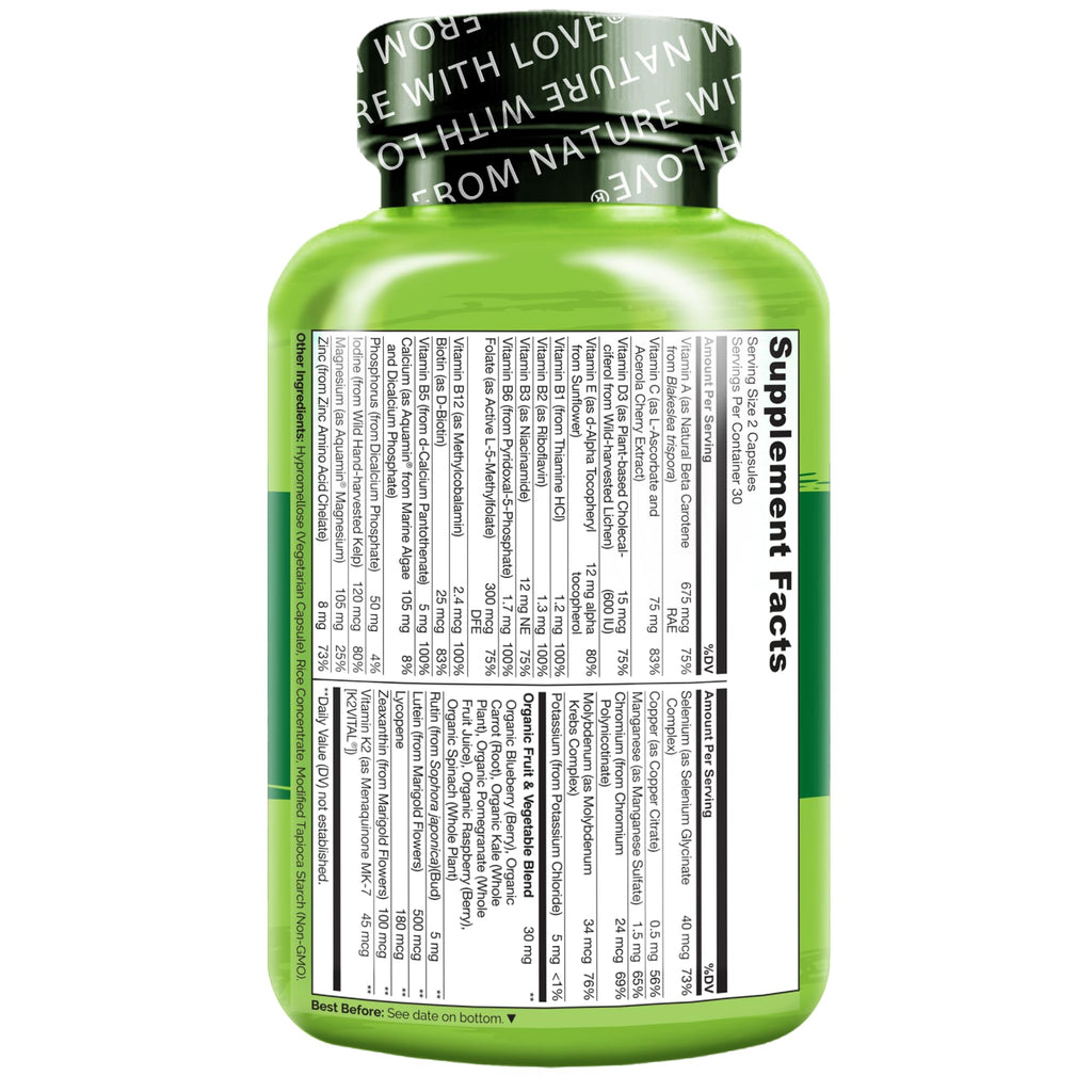 Naturelo Teen Multivitamin for Teenage Boys – Whole Food

