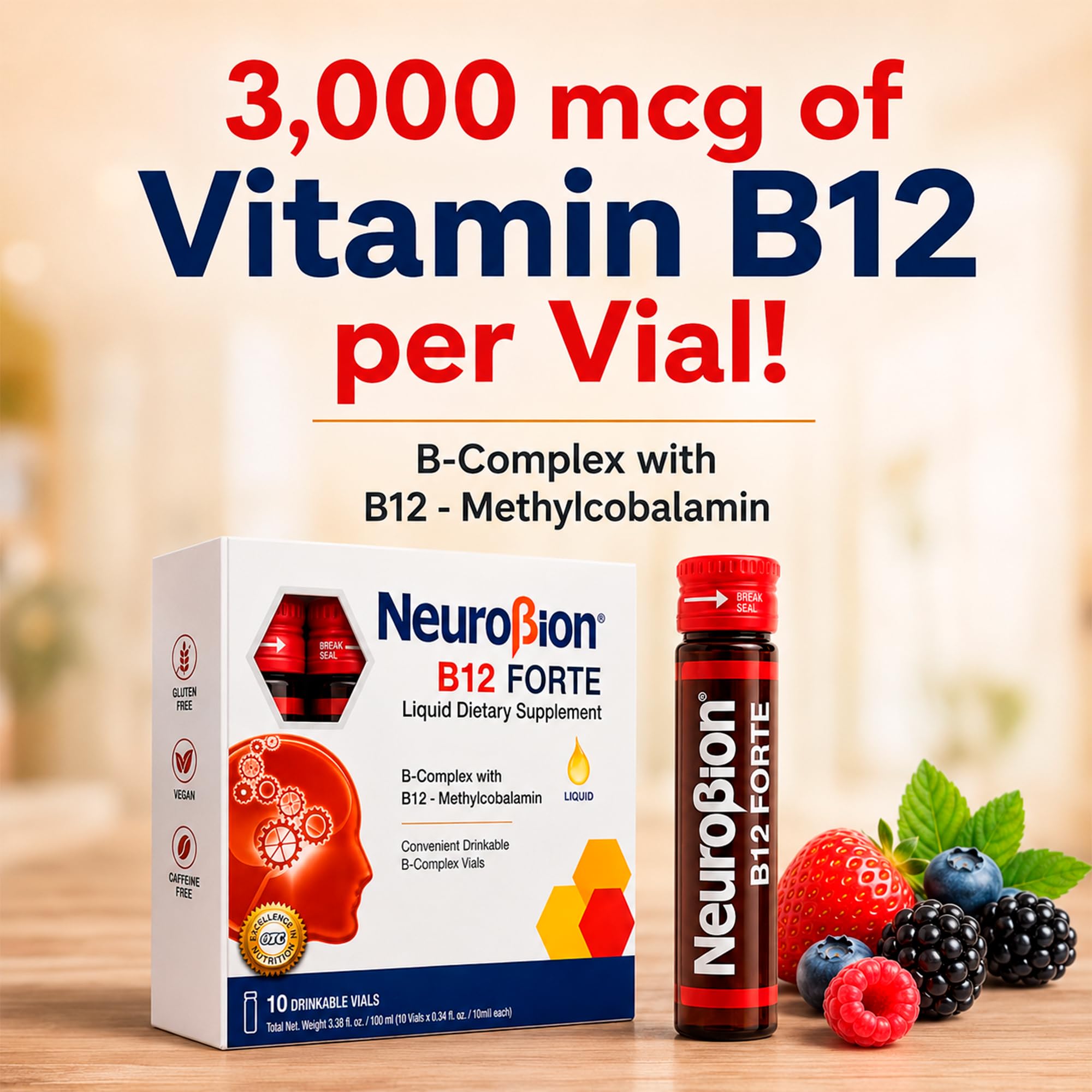 Neurobion Forte Vitamin B Complex Liquid Shots

