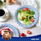 JOLLY CHEF Disposable Paper Plates - Heavy-Duty Soak-Proof

