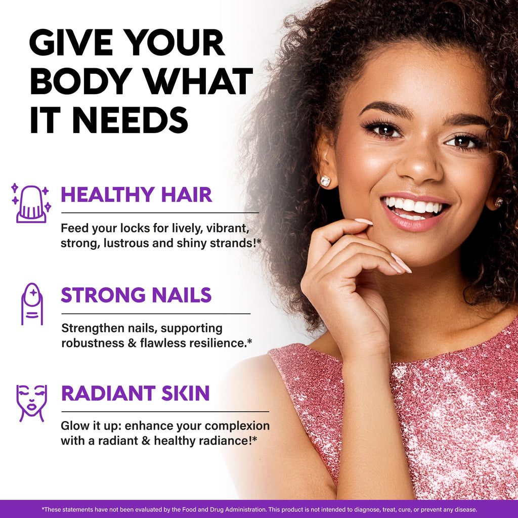 Biotin Gummies with Collagen for Hair & Skin Support

