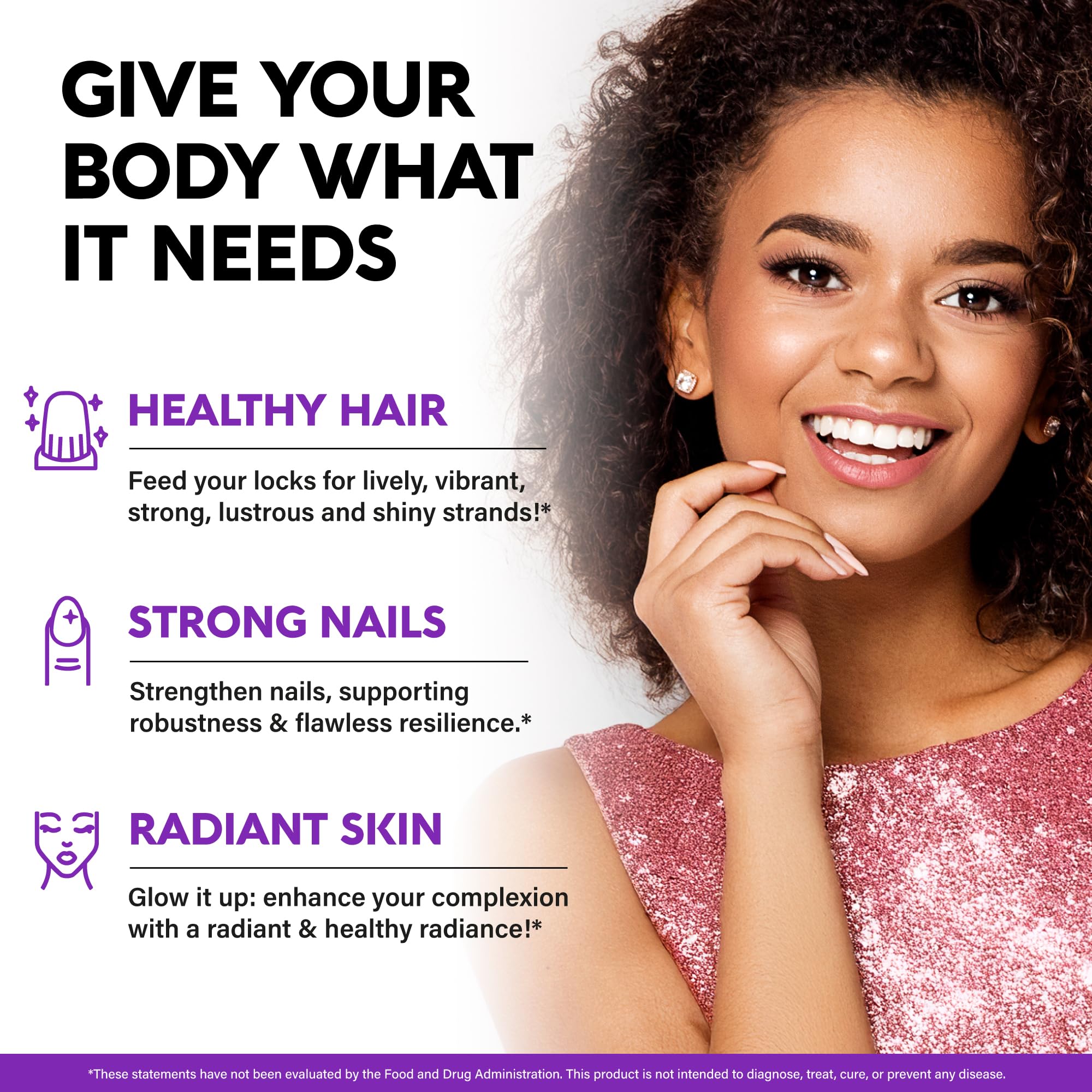 Biotin Gummies with Collagen for Hair & Skin Support

