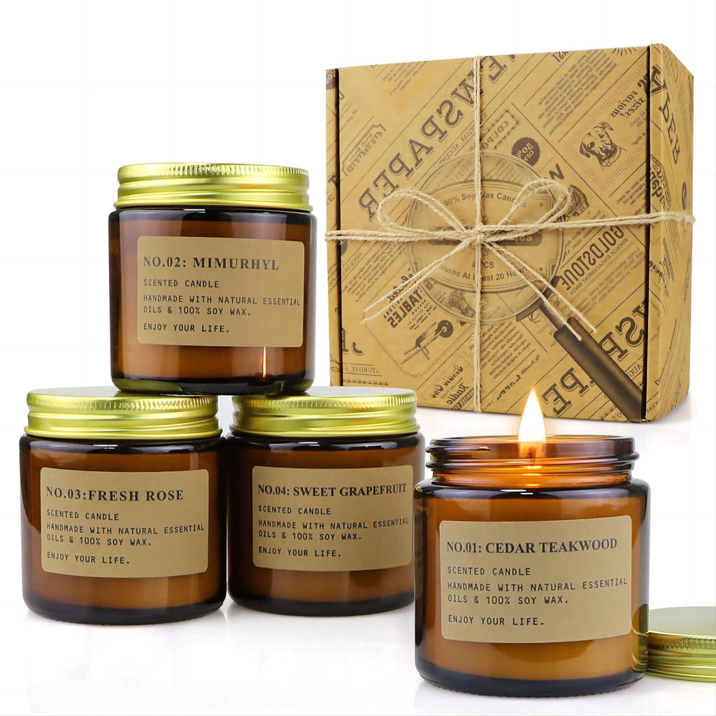MIMURHYL Soy Wax Candle Gift Set