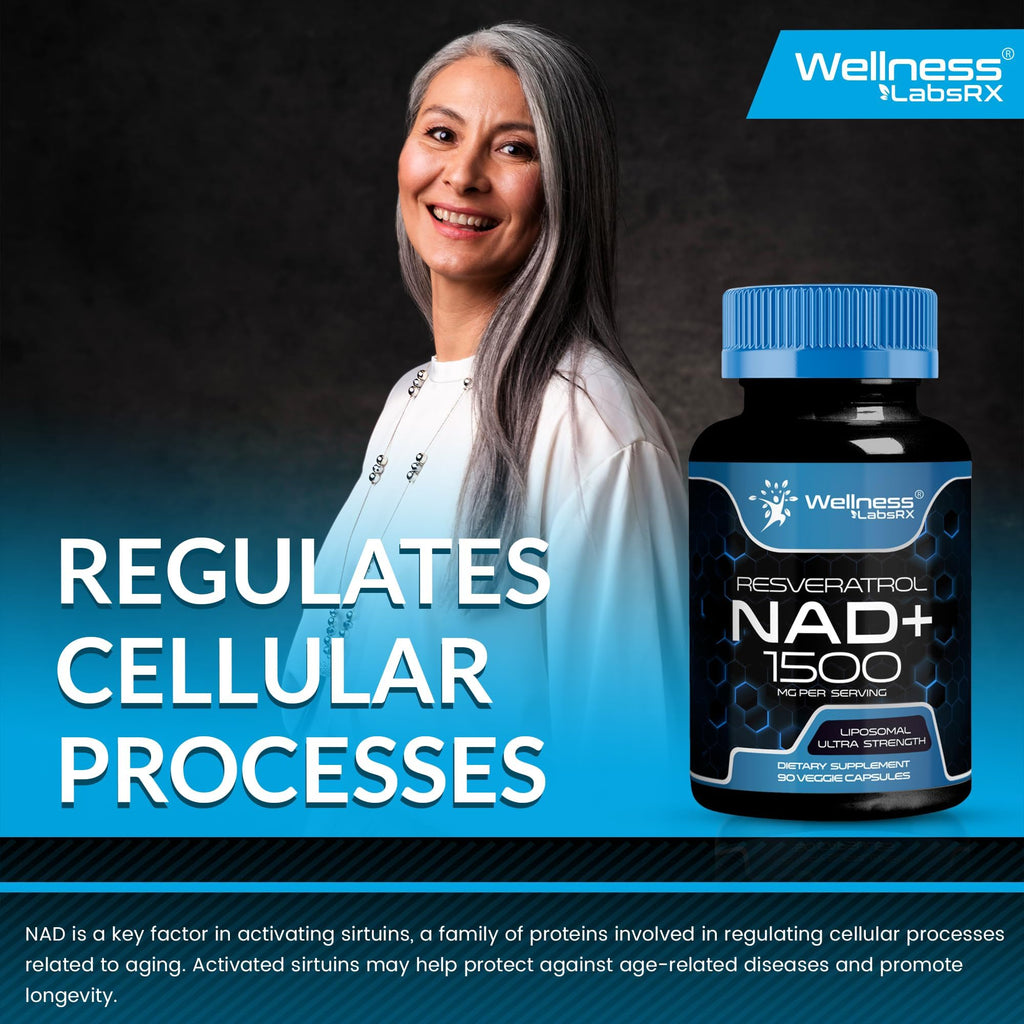 Wellness LABSRX Liposomal NAD Supplement - NAD+ Support

