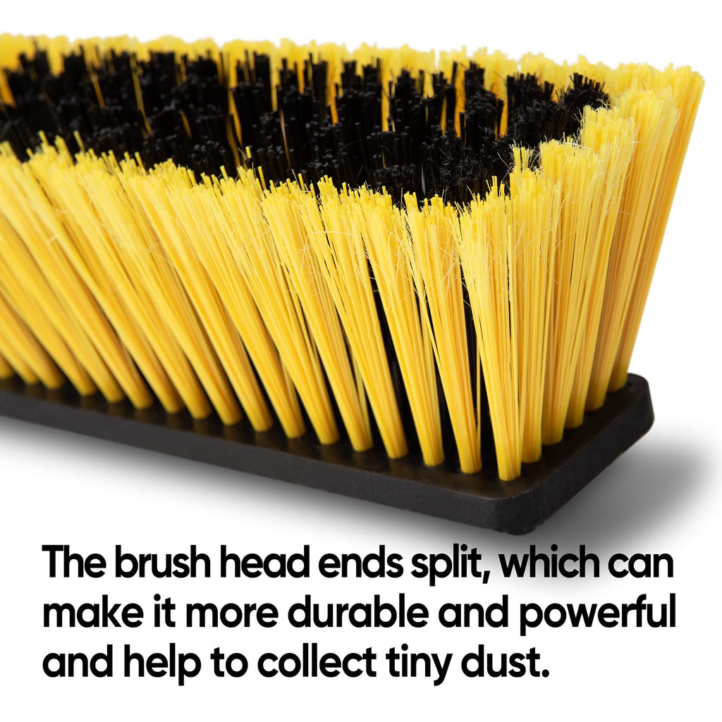 Yocada Heavy-Duty Push Broom with Stiff Bristles

