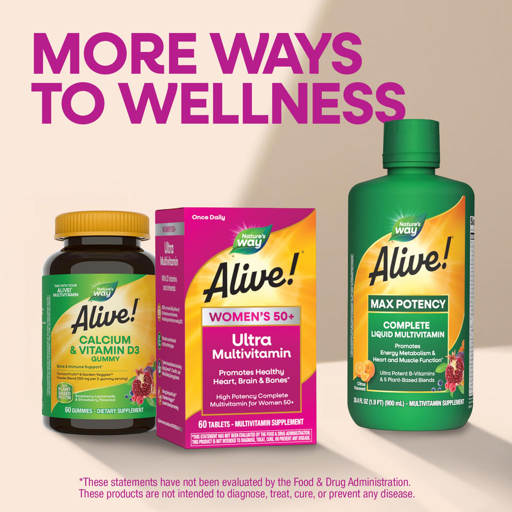 Nature's Way Alive! Multivitamin for Women 50+ | Potency

