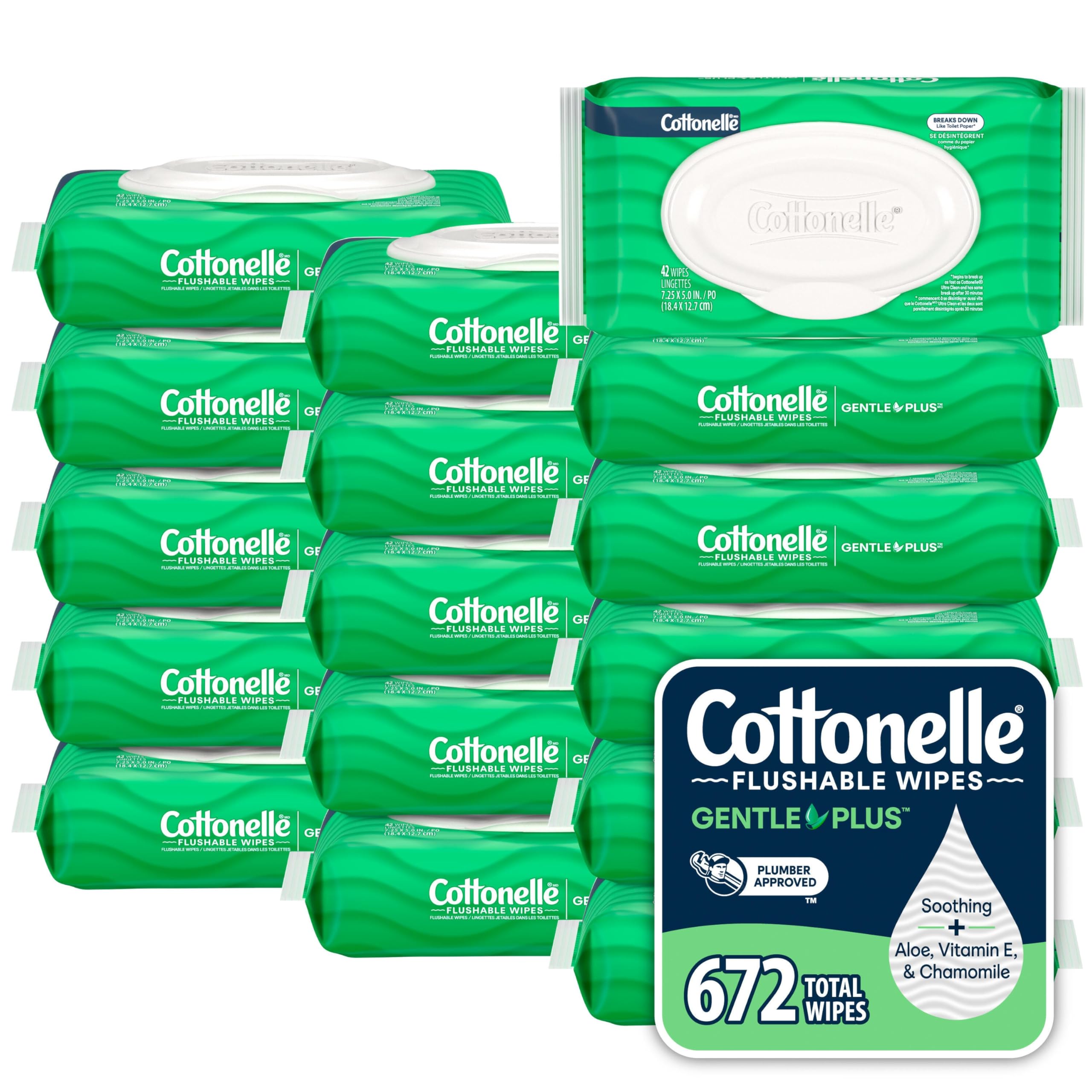 Cottonelle Fresh Feel Flushable Wet Wipes
