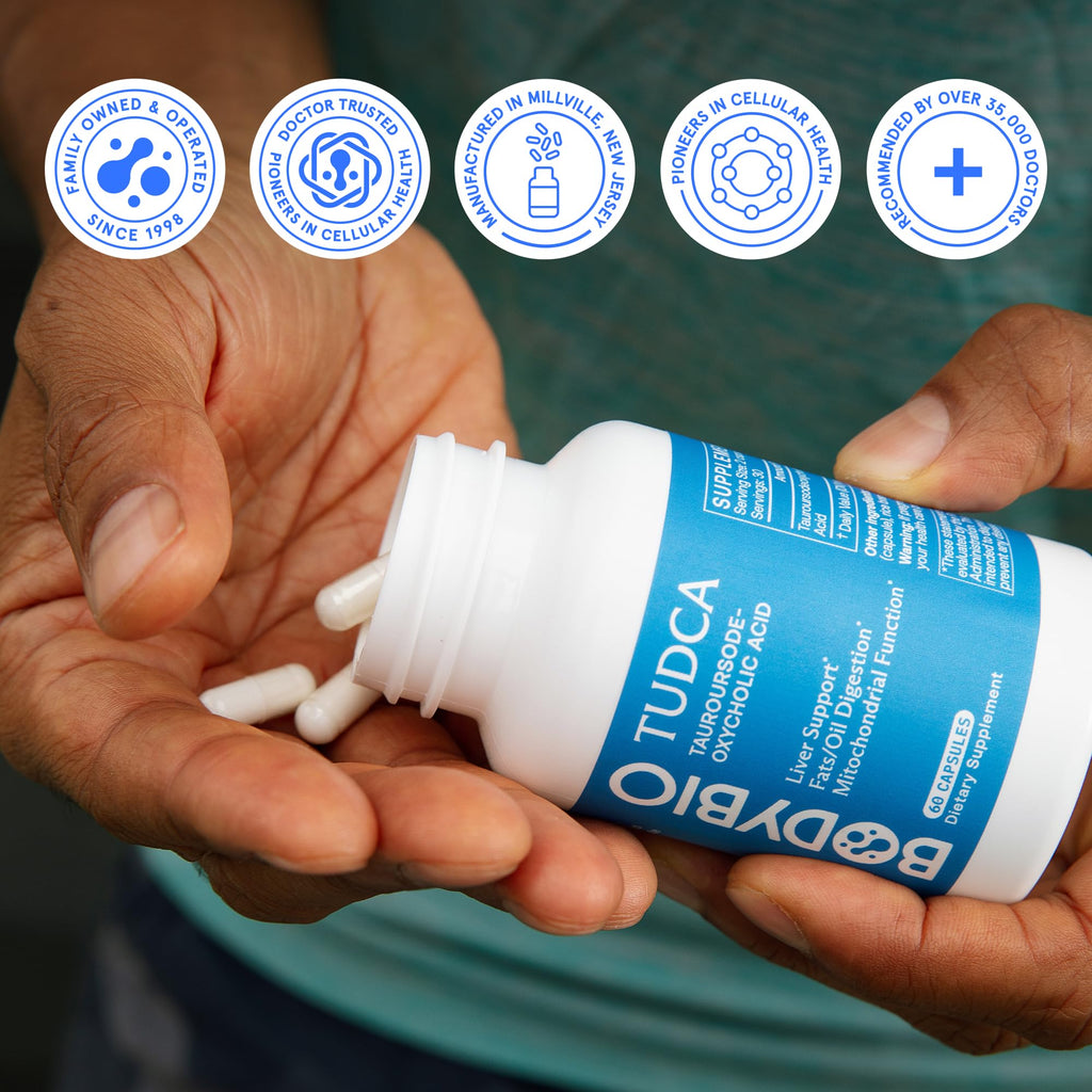 BodyBio TUDCA Supplement for Liver & Fat Digestion

