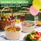 Disposable Bowls for Meals and Takeout

