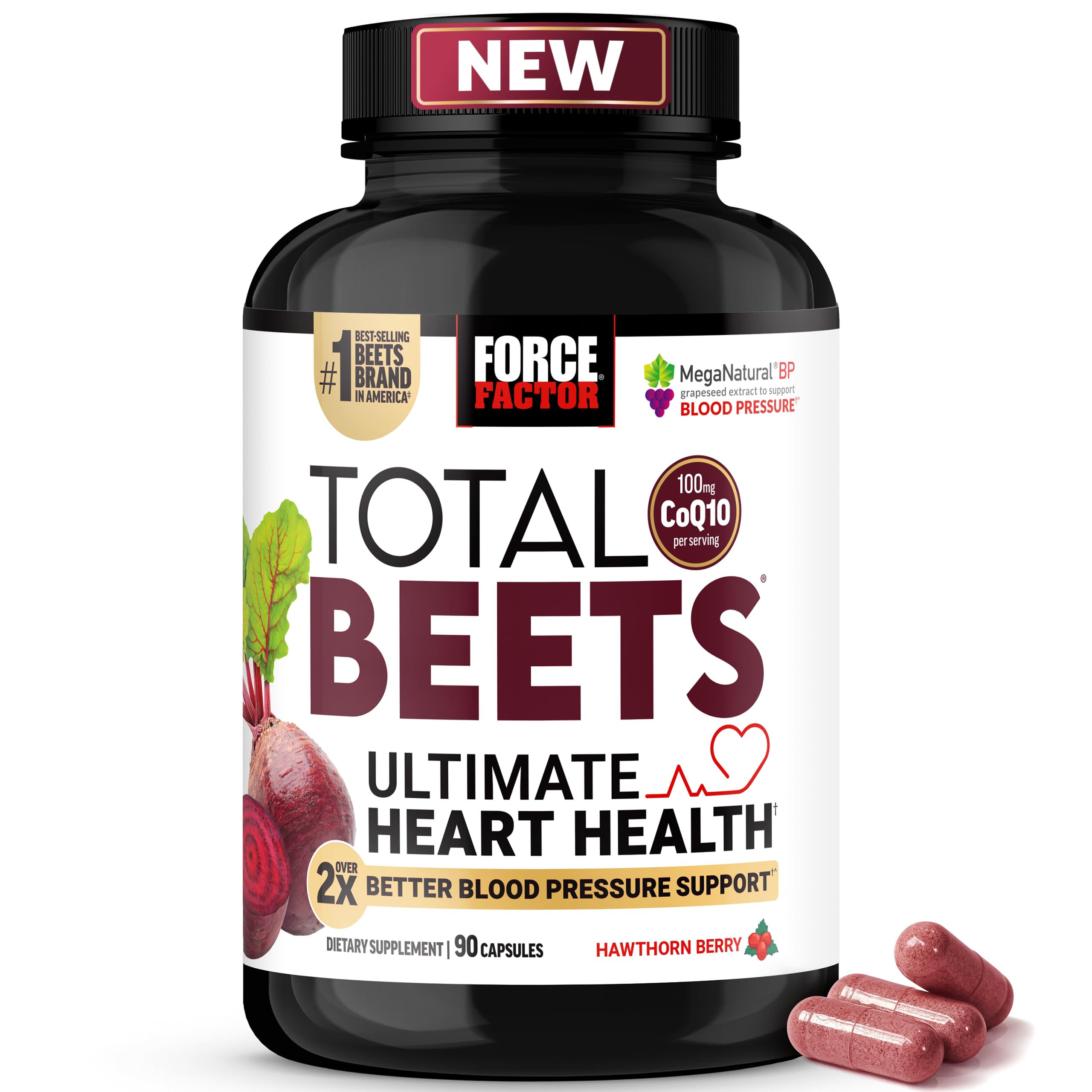 Force Factor Total Beets Heart Health Capsules

