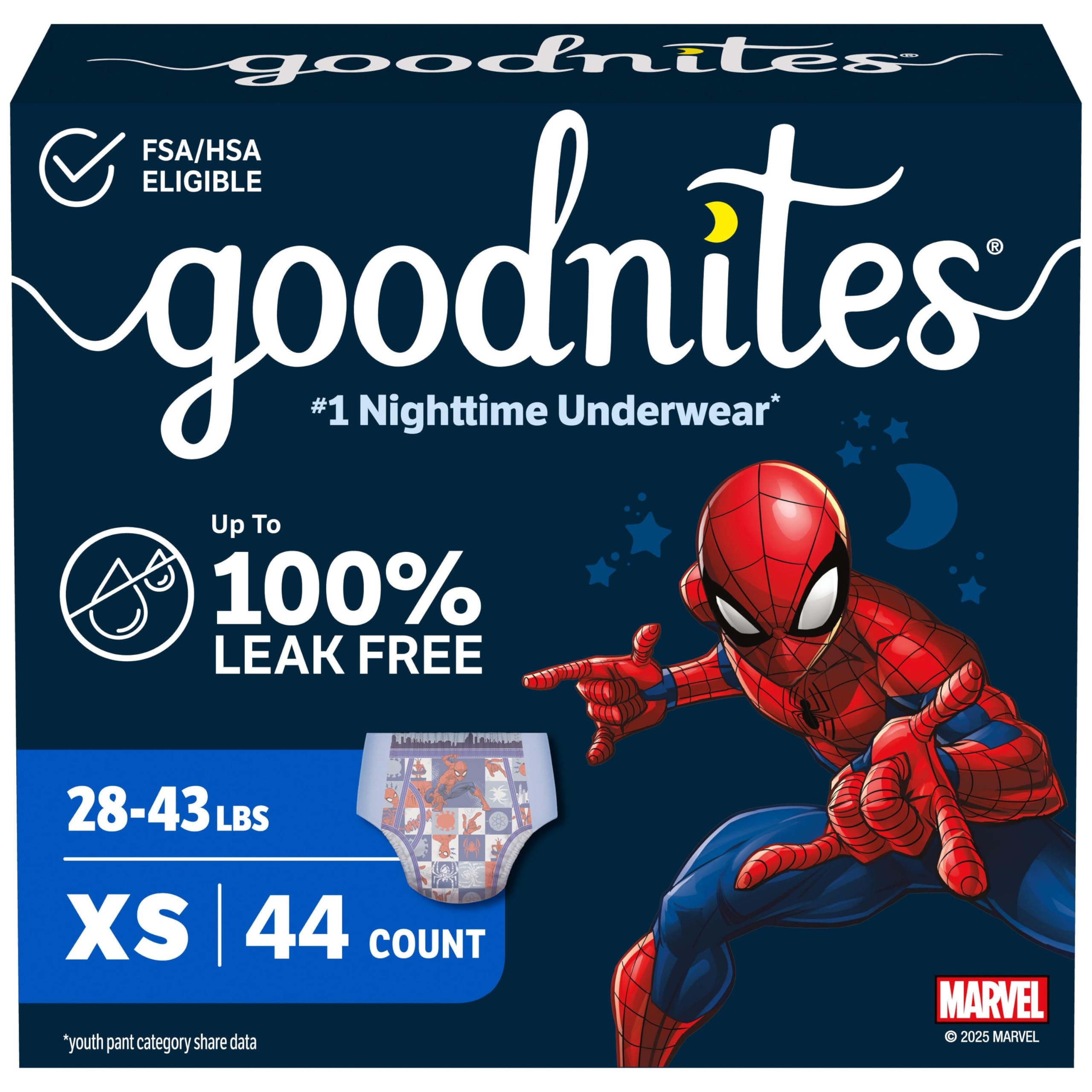 Goodnites Nighttime Bedwetting Underwear for Boys