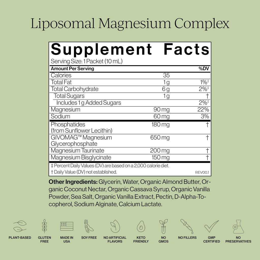 Cymbiotika Liposomal Magnesium Complex - High Absorption

