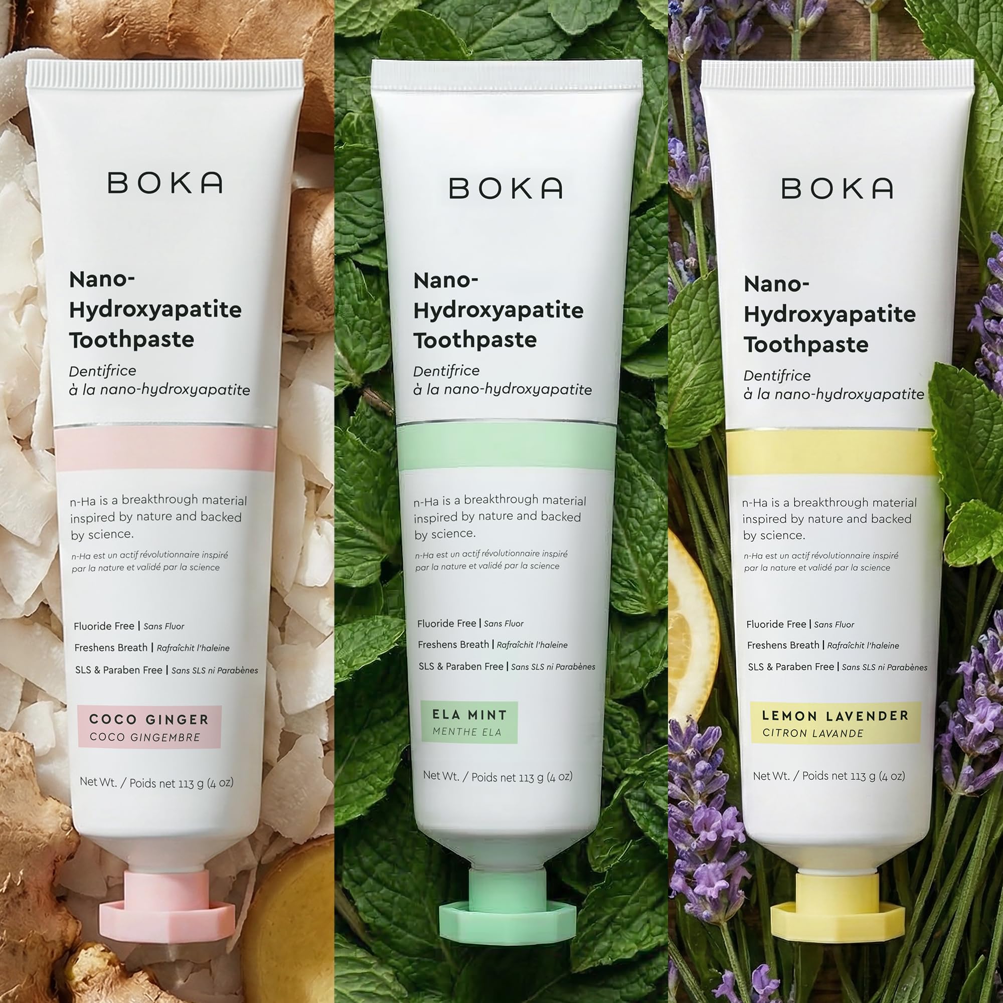 Boka Fluoride-Free Nano-Hydroxyapatite Toothpaste for Adults

