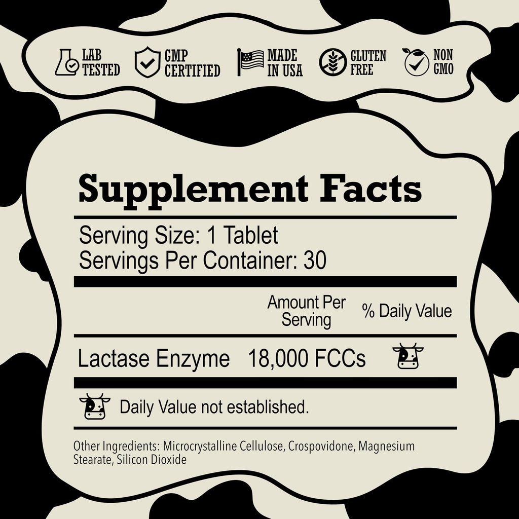DairyPill Lactase Enzyme High-Potency Digestive Support


