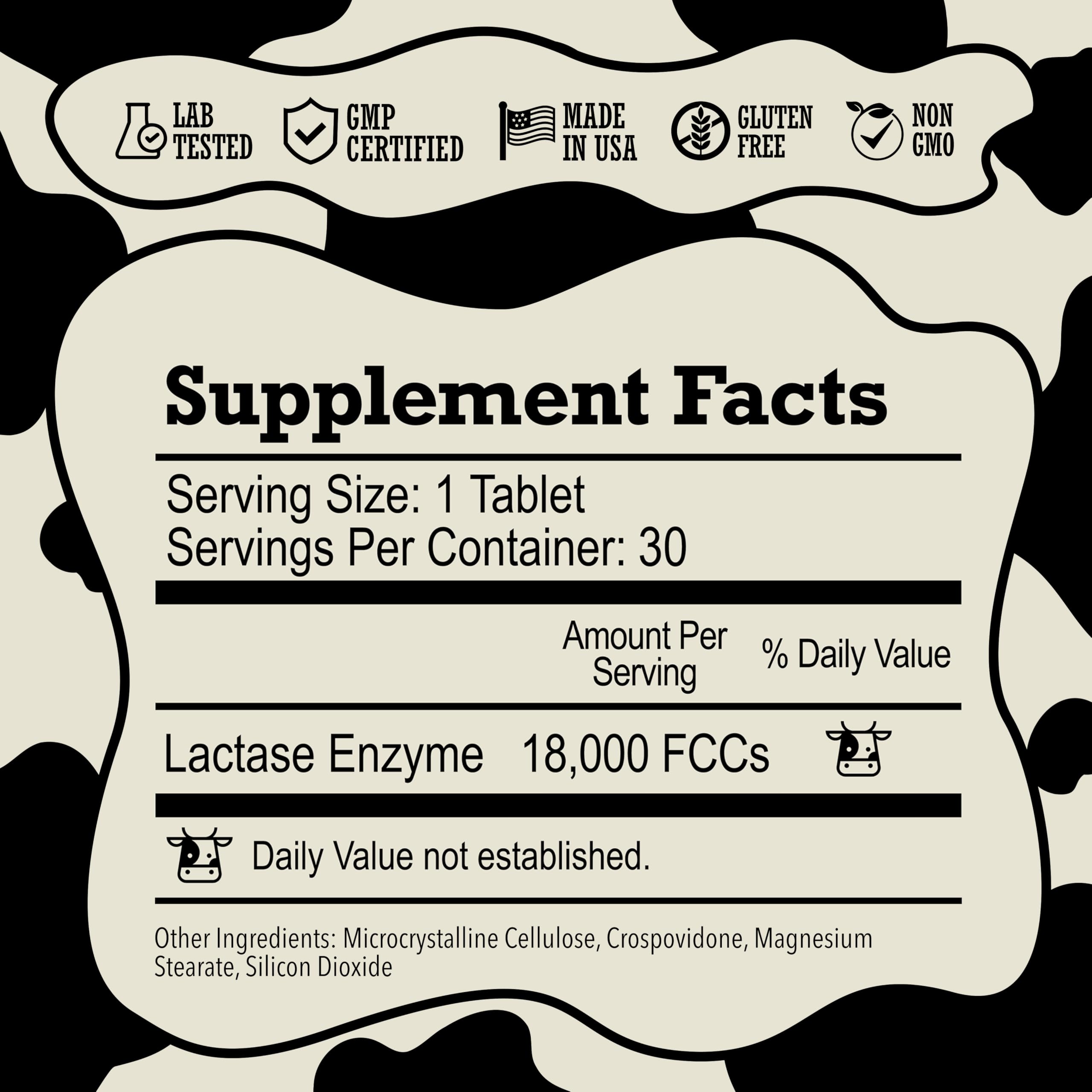 DairyPill Lactase Enzyme High-Potency Digestive Support

