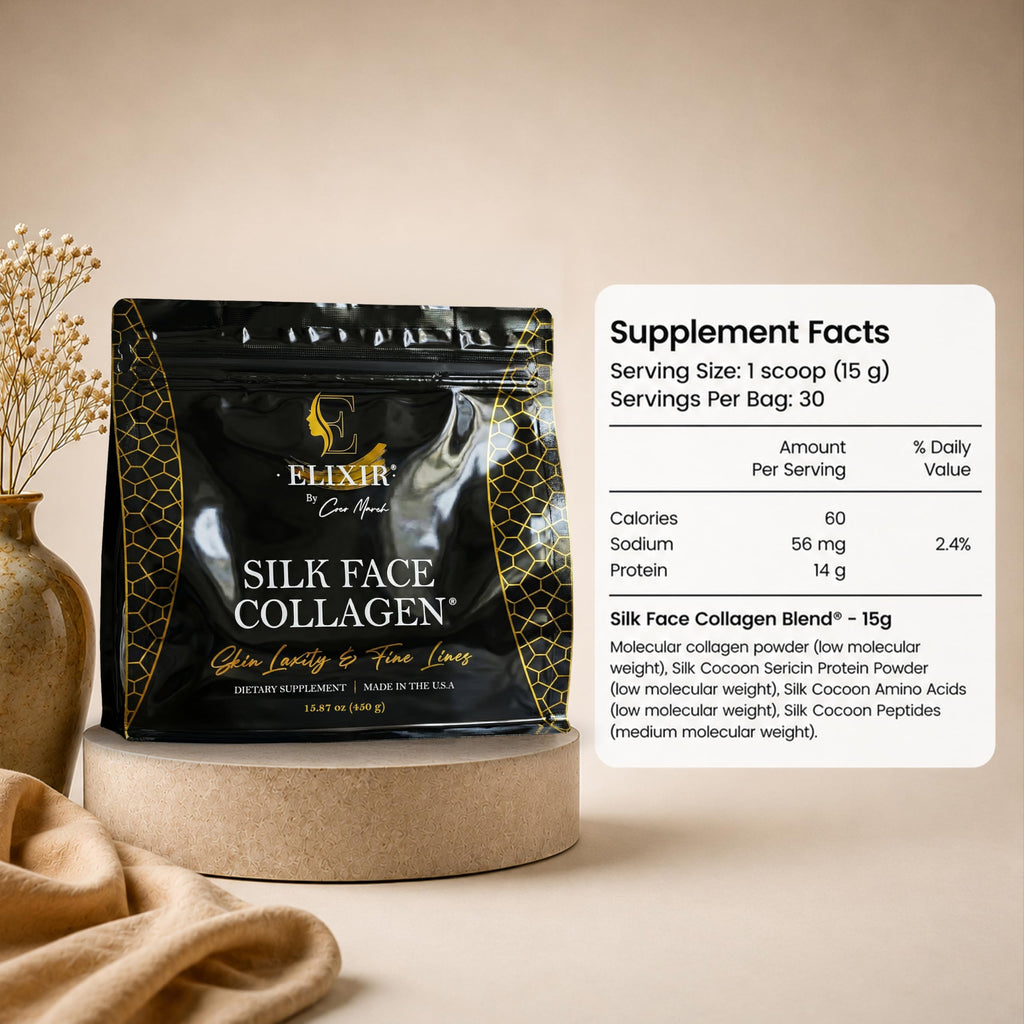 Cocó March Silk Face Collagen Peptides Powder - Skin Health

