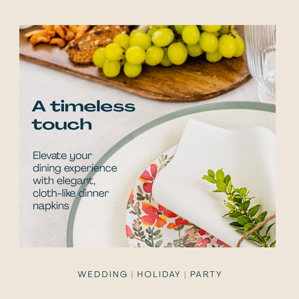 Lintext Linen-Feel Guest Towels | Cloth-Like Disposable

