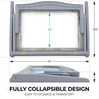 MAGNIPROS 5X LED Page Magnifier Foldable Stand | Read Easily

