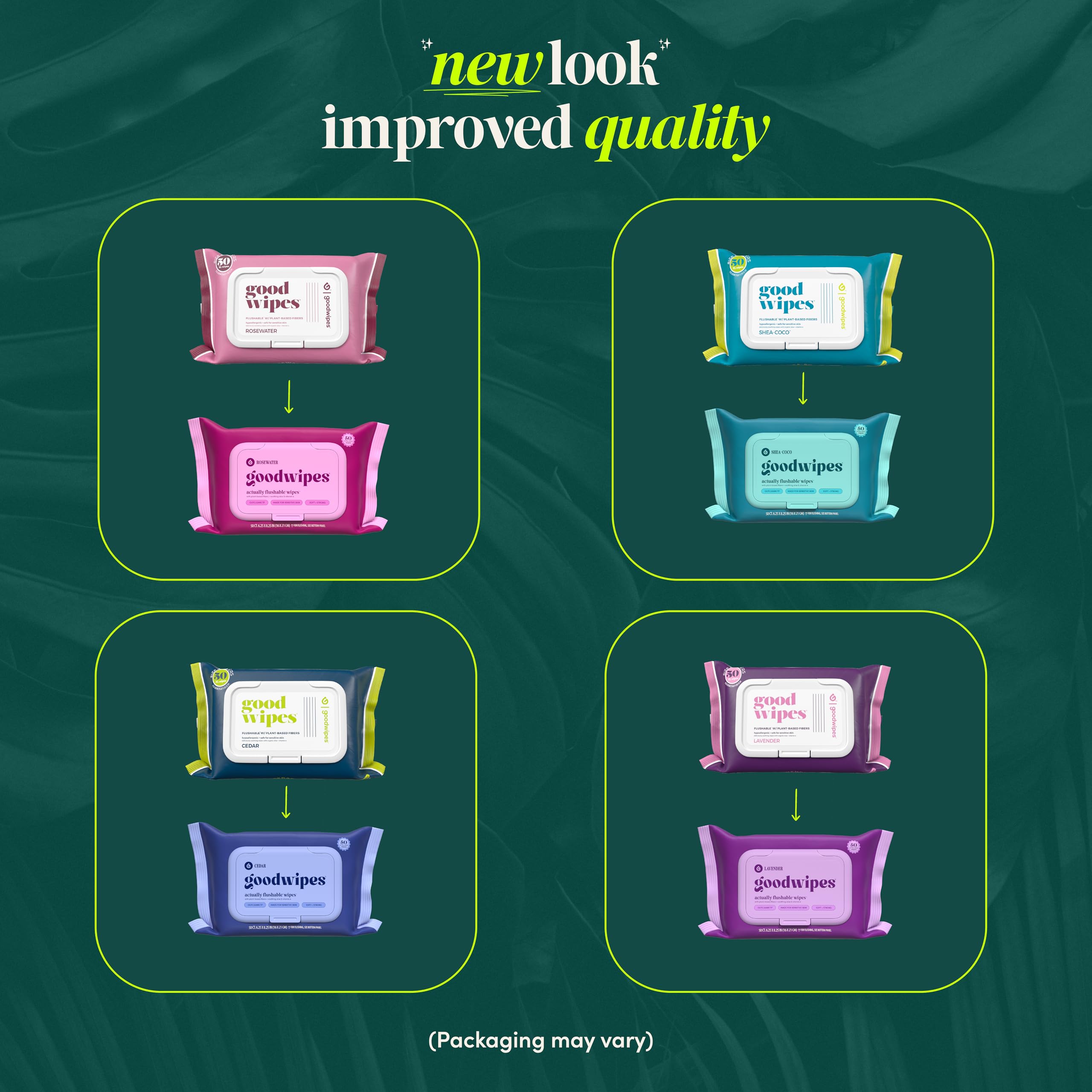 goodwipes Flushable Butt Wipes - Sewer & Septic Safe

