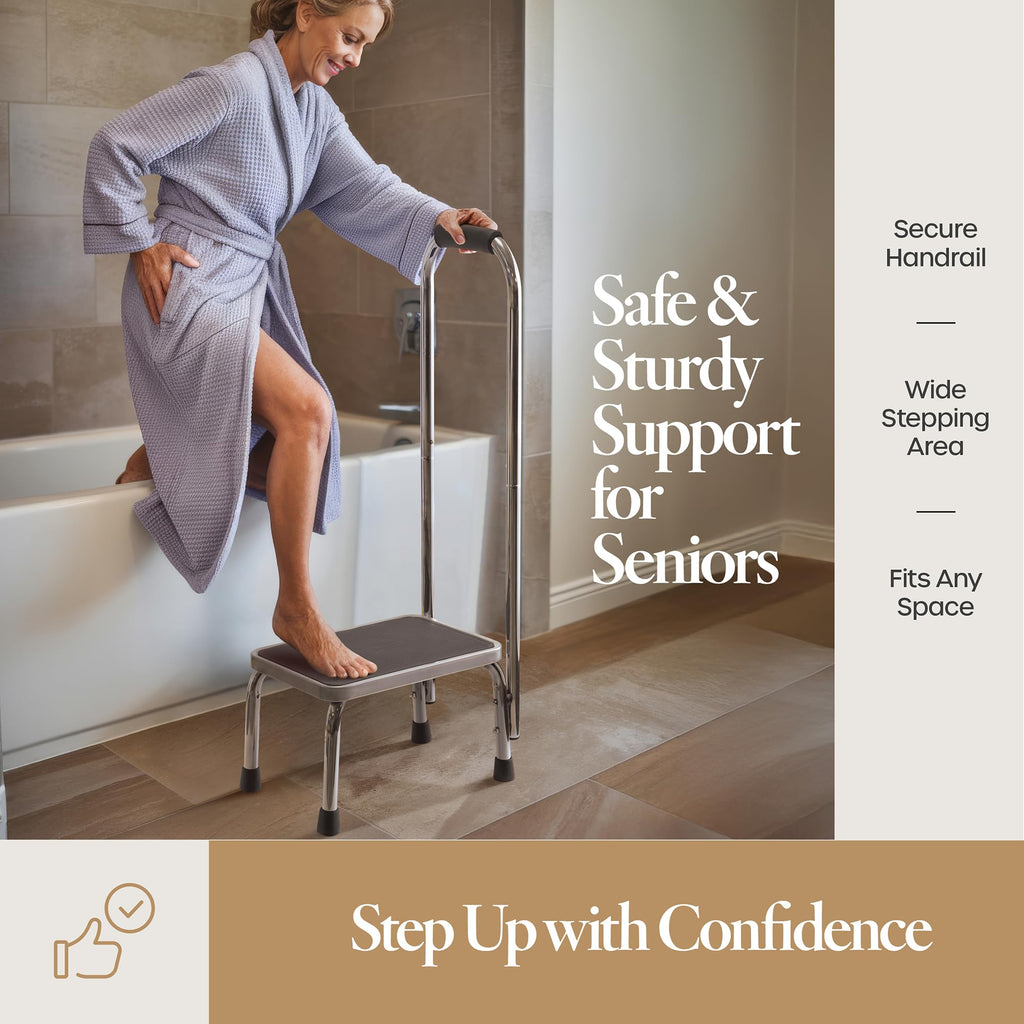Step Stool with Handle for Home Use

