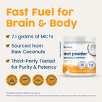 NativePath MCT Powder Unflavored for Keto Fuel

