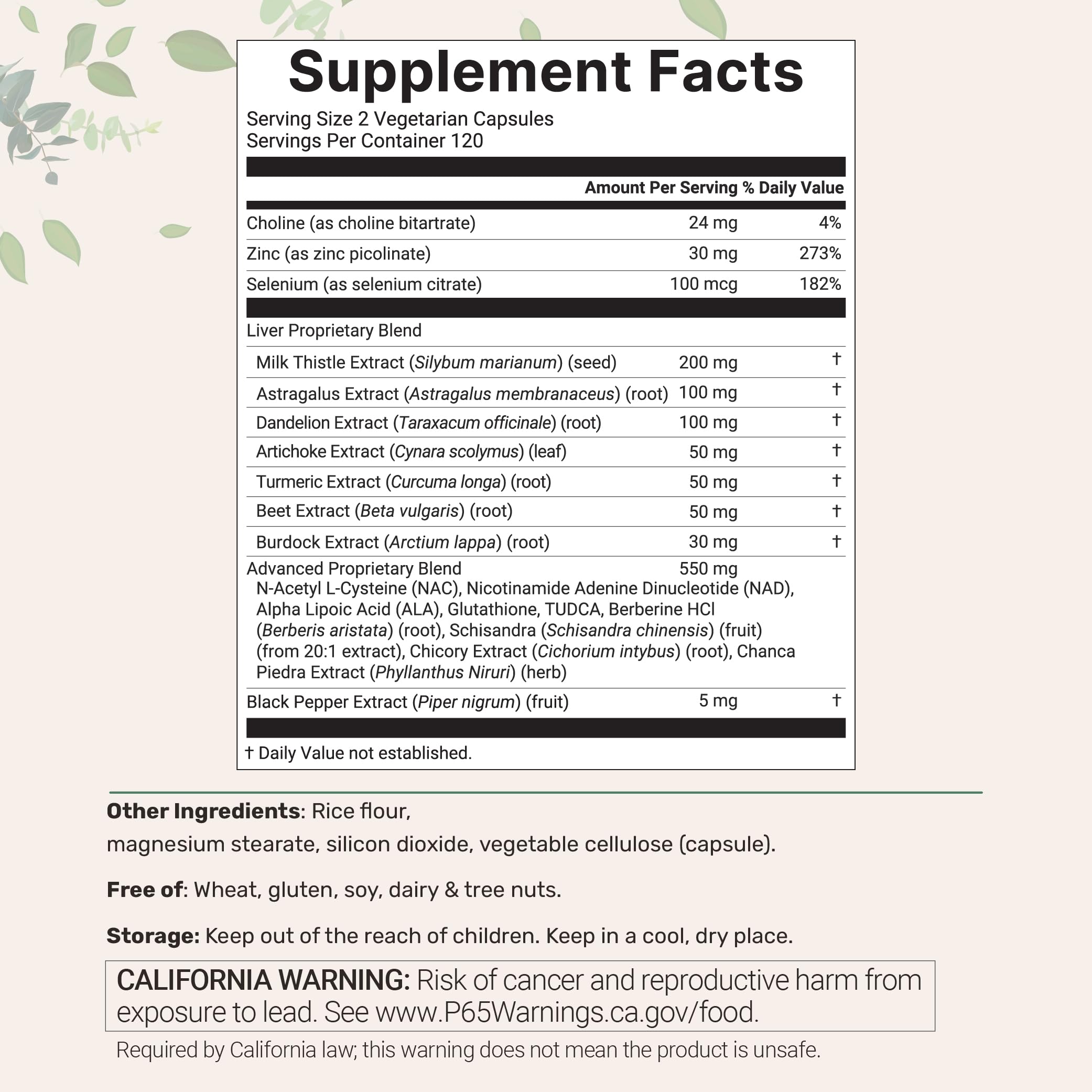 Micro Ingredients Liver Advanced+ 20-in-1 Liver Support

