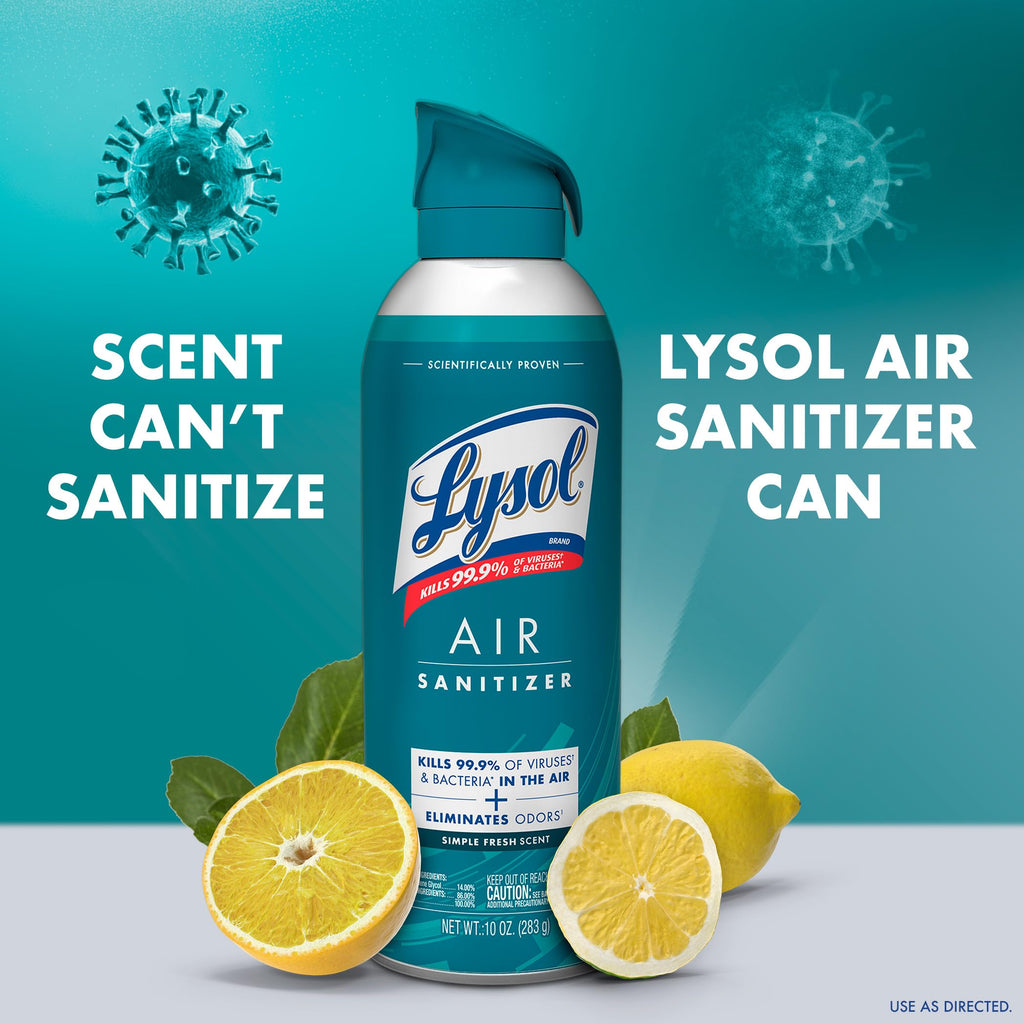 Lysol Air Sanitizer Odor Eliminator for Home & Office


