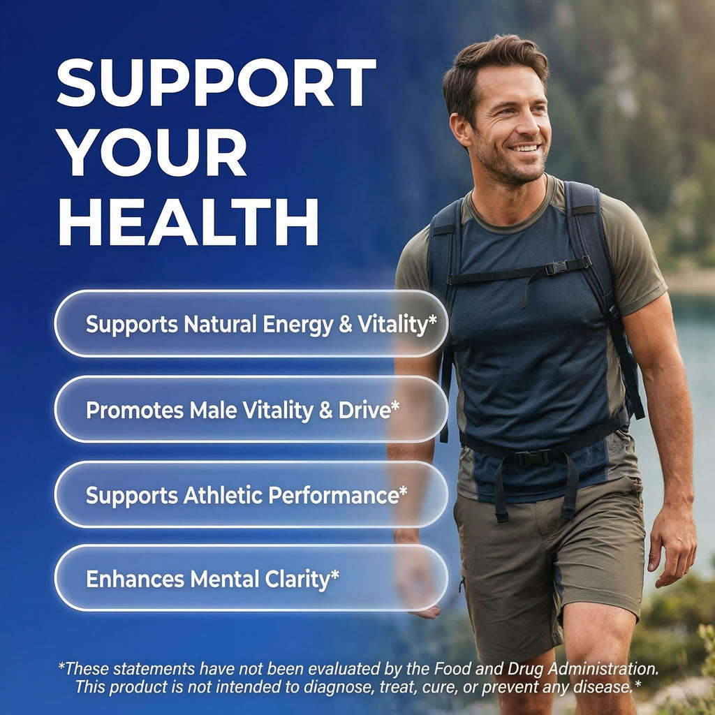 Clean Nutra Men's Herbal Wellness Supplement

