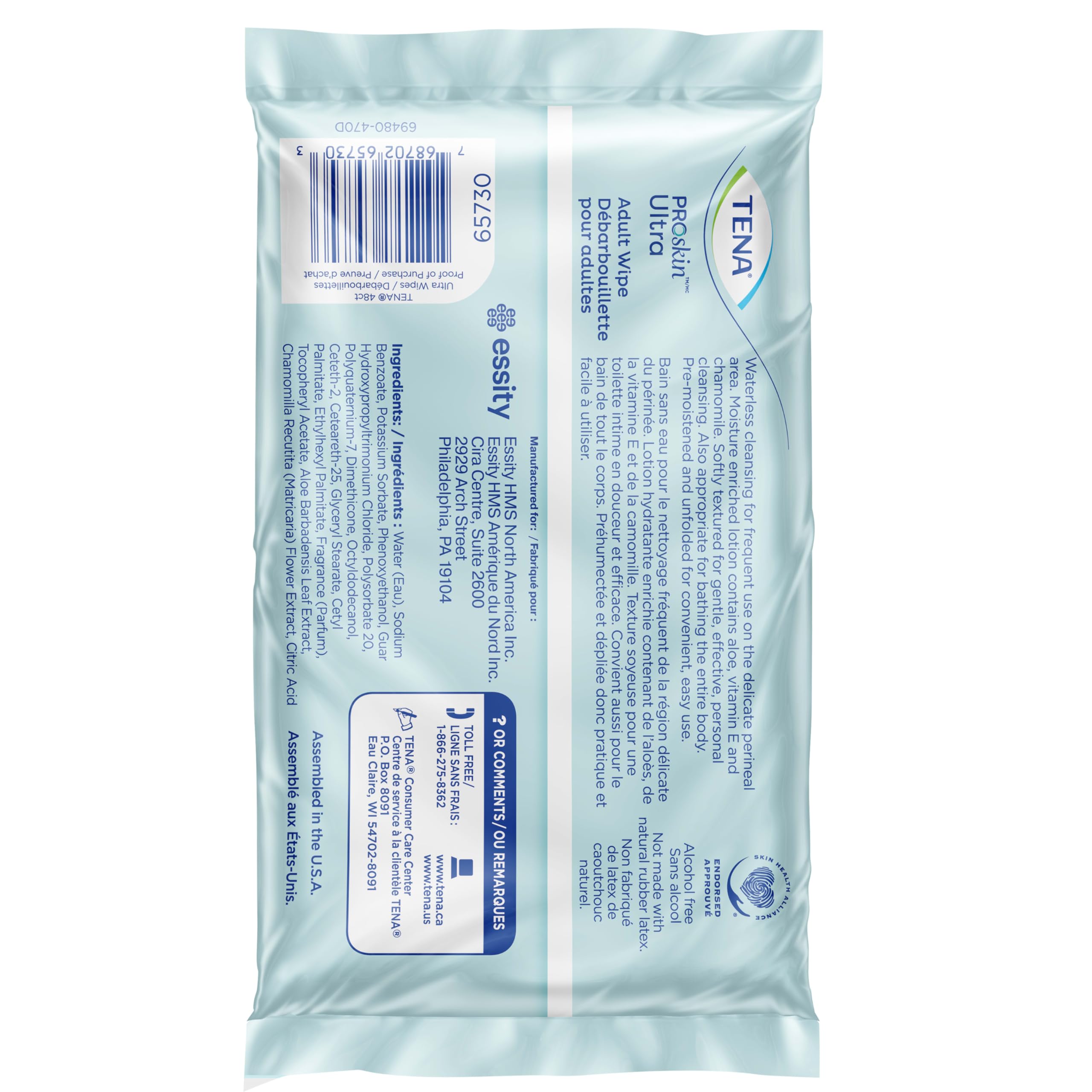 TENA ProSkin Ultra Adult Wipes for Incontinence

